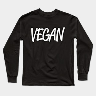 vegan white Long Sleeve T-Shirt